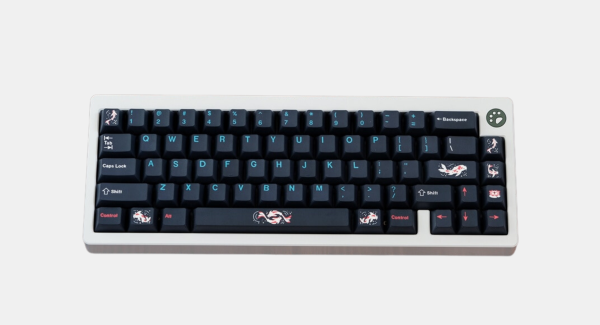 PBT Dracula Frost Witch GMK Keycaps Cherry Profile